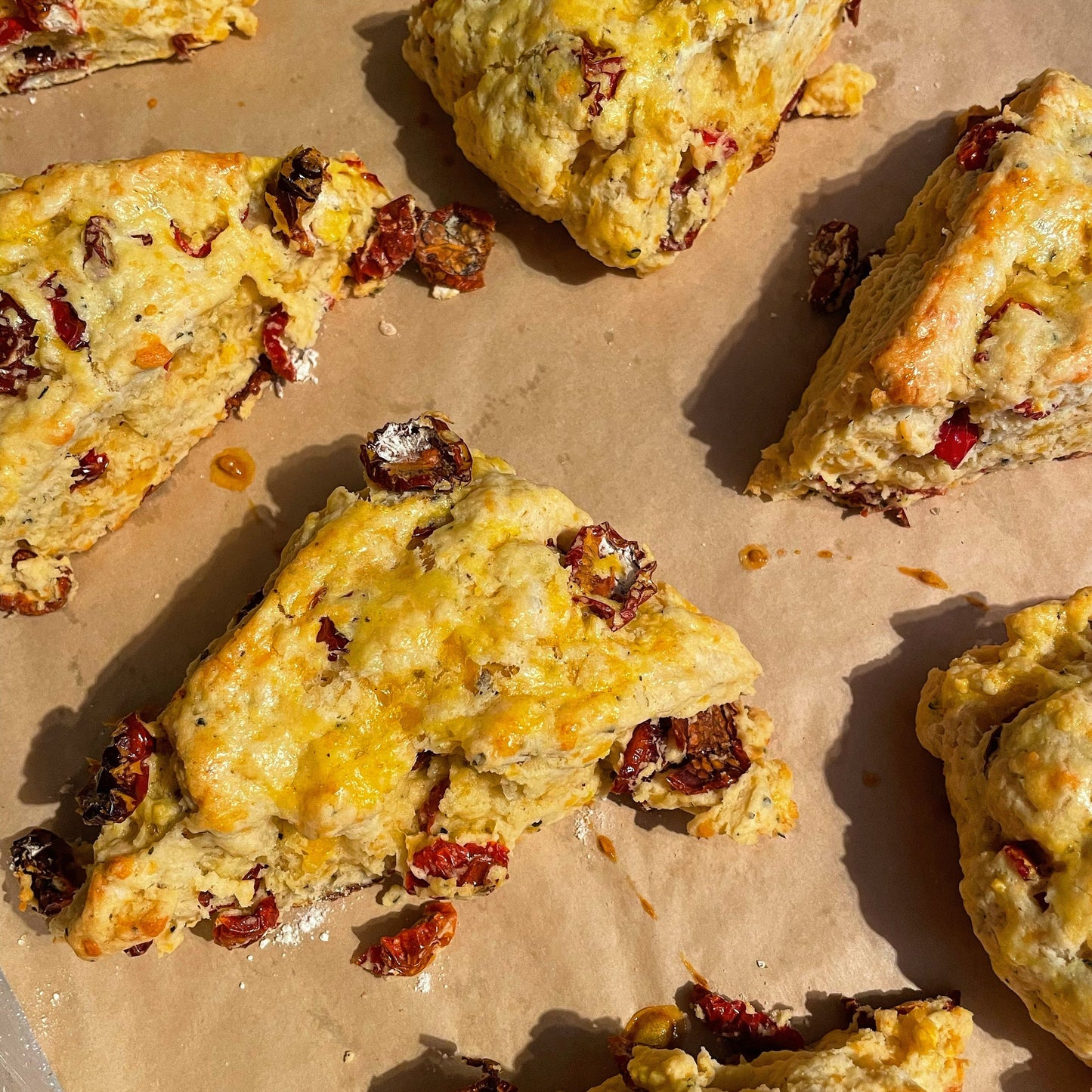 Tomato Cheddar Scone