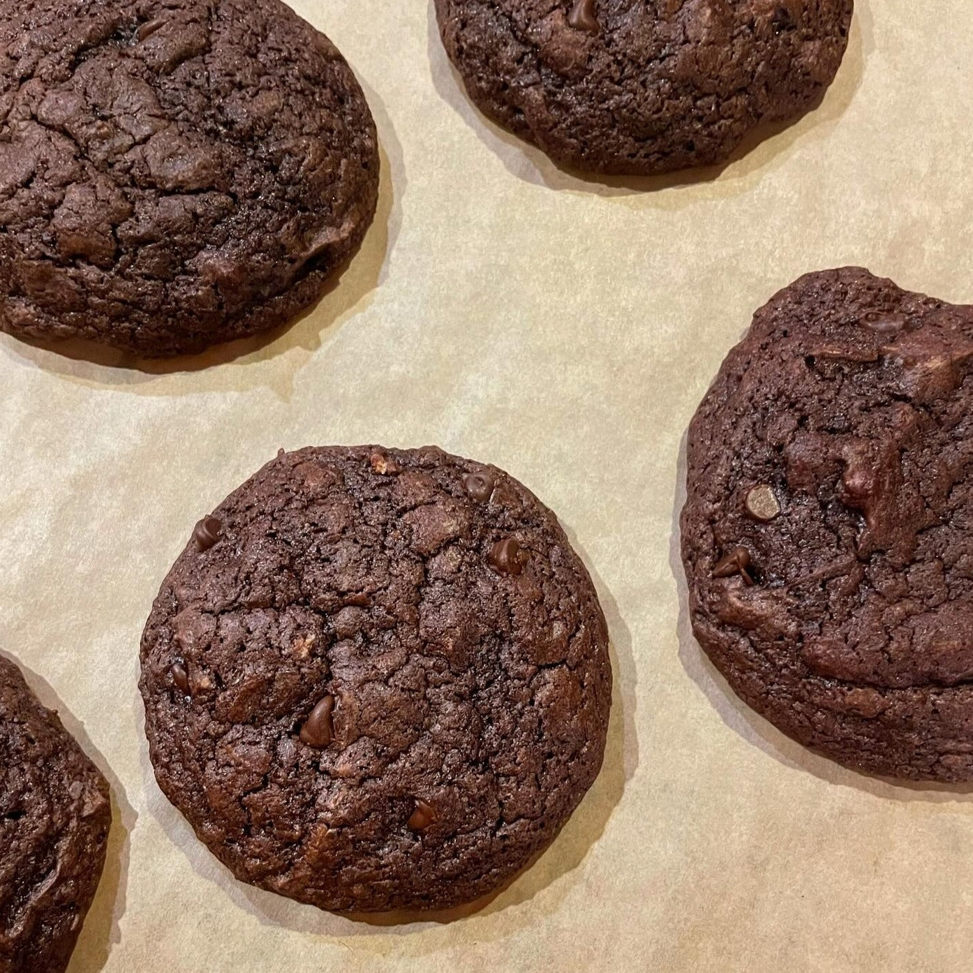 Double Chocolate Brownie Cookies